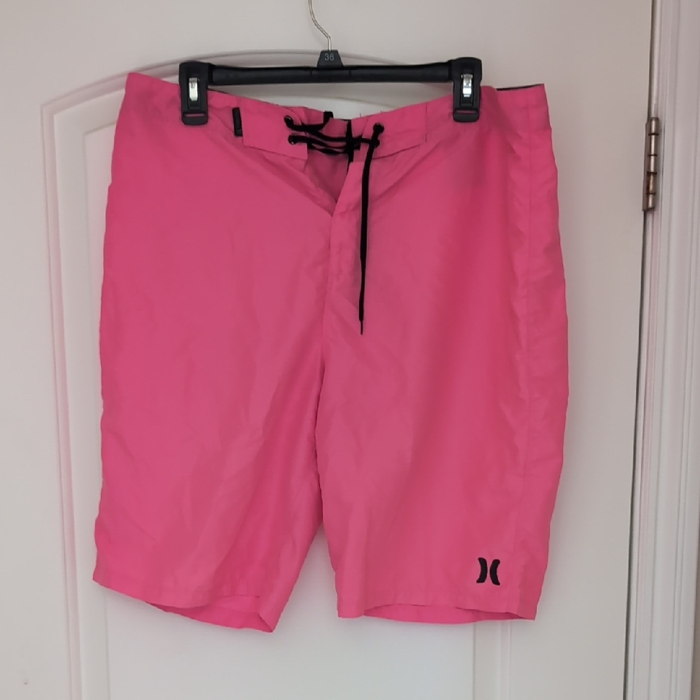 Hurley Gray and Pink Board Shorts